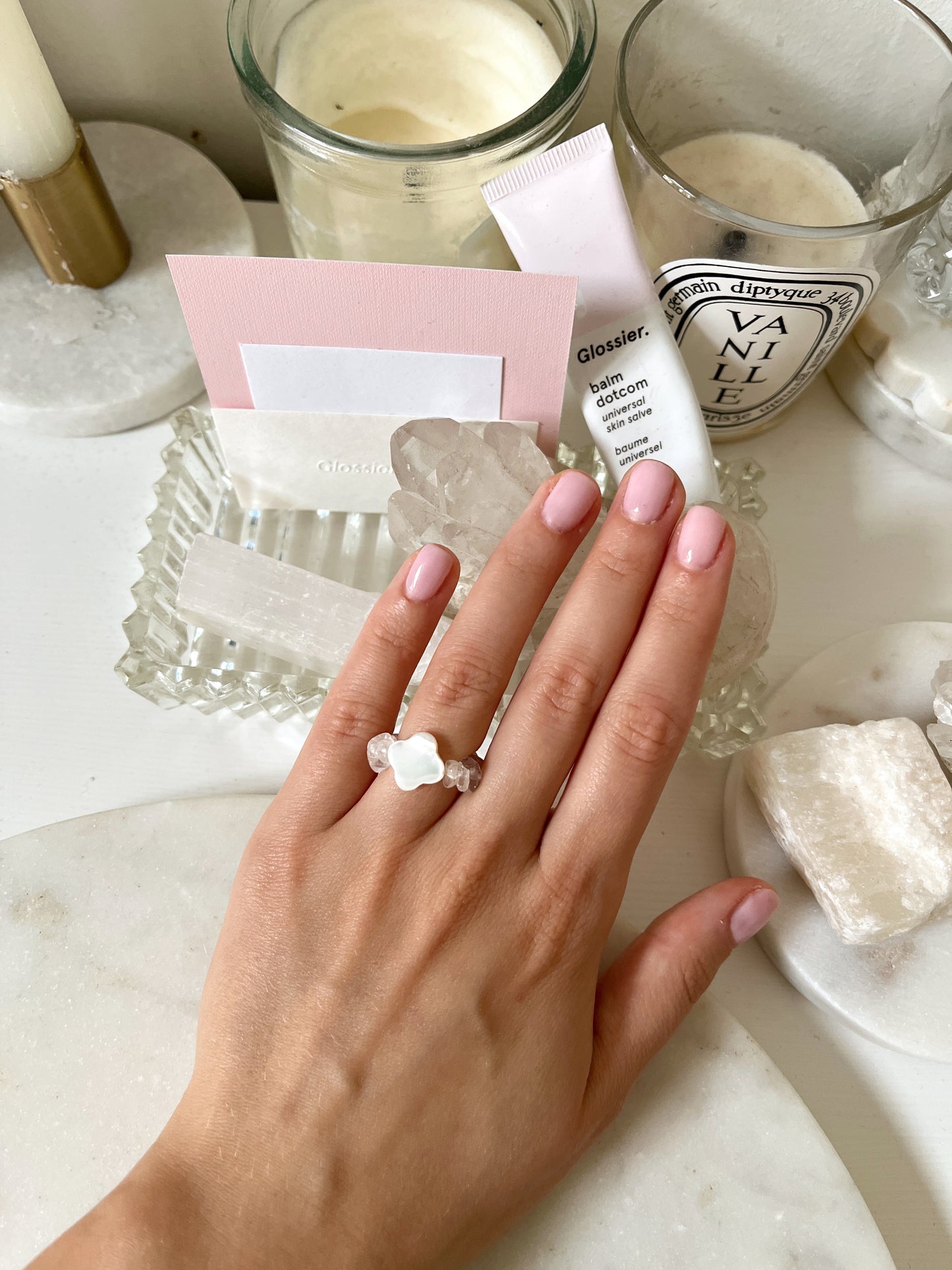 LUCKY SPELL RING (kryształ górski)