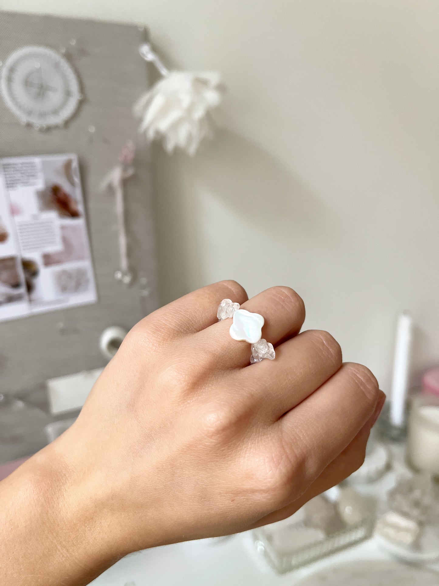 LUCKY SPELL RING (kryształ górski)